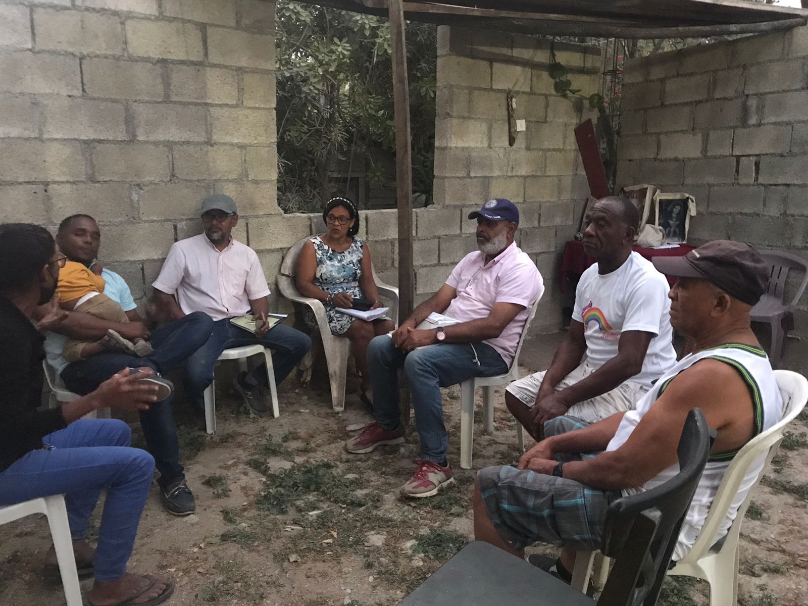 Reunión con la junta de vecino de Las Colinas